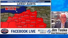 Tornado Watch now in effect for most of Central New York