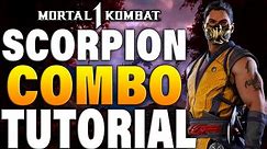 Mortal Kombat 1 Scorpion Combos - Mortal Kombat 1 Scorpion Combo Tutorial