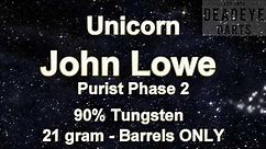 Unicorn John Lowe Purist Phase 2 Golden 90% Tungsten 21 gram Darts - D0099