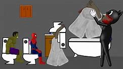 Toilet Animation- Cartoon Cat vs Granny | Spiderman Toilet, Toilet Cartoon | Cartoon Cat Animation