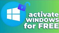 How to Activate Windows 10/11 for FREE cmd (2024) (Full Guide)✅