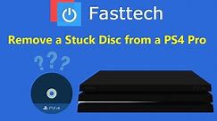 PS4 Pro Stuck Disc Removal Guide