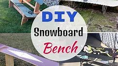 10 DIY Snowboard Bench Plans For Seating