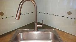 Aquafaucet Pull Down Brushed Nickel Kitchen Sink Faucet Review and Installation