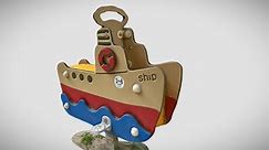 Park boat rides - Download Free 3D model by saijo