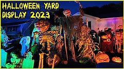Halloween Yard Haunt Display + Walkthrough 2023