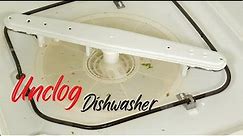 How To Unclog Dishwasher Easy Simple
