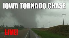 LIVE STORM CHASE, Slight Tornado risk in IOWA!