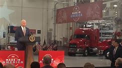 'Buy American': President Biden speaks about American manufacturing at Mack Trucks