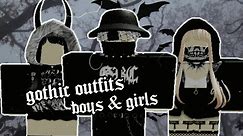 11 GOTH ROBLOX OUTFITS + CODES