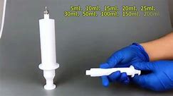 500ml Pure White Large Capacity PTFE Syringes