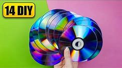 14 Amazing Decorative Idea with Old CD, DIY Recycling Ideas