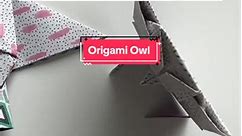 Easy Origami Owl Tutorial - How to Make a 3D Paper Owl | DIY Paper Origami Animals #easyorigami #coolorigami #origamibirds #origamiowl