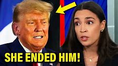 AOC DROPS THE HAMMER on Trump with PERFECT Response