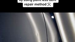 This is how repairing a small ding would like using paintless dent repair method #pdr #paintlessdentrepair #pdrtech #paintlessdentremoval #mobiledetail #fyp #carrestoration #foryou #dent #ding #mobiletech #dentrepair #dentremoval #pdrtools #carhelp #nyc #ct
