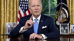 Biden delivers first Oval Office speech, celebrates 'a crisis averted'