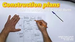How to: Reading construction drawings | Floor plans | Architectural drawings - Bricklaying tutorial