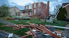 VIDEO: Aerial footage of storm damage in Louisville after EF-1 tornado hit city Wednesday