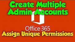 How to Create a New Admin Account in Office 365