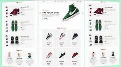 How To Make A Shoe Responsive E-Commerce Website Design Using HTML CSS And JAVASCRIPT From Scratch