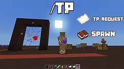 Minecraft Bedrock | Tp Command Block Tutorial MCPE/Win10/xBox/PS4
