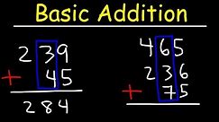 Math - Addition | Basic Introduction