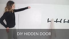 How to Make a Hidden Door | DIY Minimalistic Trimless Door
