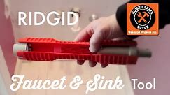 Ridgid Faucet & Sink Installer (Fast Faucet Fixes!!) -- by Home Repair Tutor