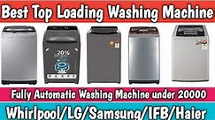 Best top loading washing machine 2021