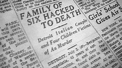 🔐 St. Aubin Street Massacre: 1929 Detroit family murders still unsolved