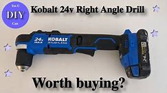 Kobalt 24 Volt Right Angle Drill Review
