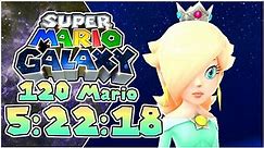 [WR] Super Mario Galaxy 120 Stars (Mario) Speedrun in 5:22:18