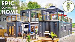 Mind-Blowing Modular Shipping Container Home with Open-Concept Design - Full Tour