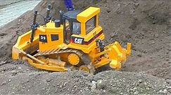 HEAVY RC CATERPILLAR DOZER! STRONG AND BIG RC MACHINES TRANSPORT! FANTASTIC RC MODELS AND VEHICLES!