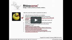 Level 1 - Intro to 3D Modeling with Rhinoceros 5 for Windows