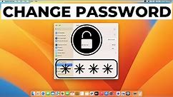 How to Change MacBook Password