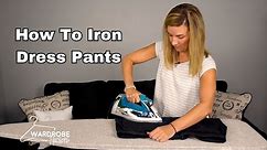 How to Iron Dress Pants or Slacks