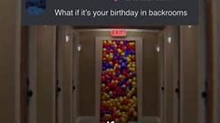 What if it’s your birthday in the BACKROOMS!🎉 - What if old people entered The Backrooms!☁️🔑 - What if you DIE as an Entity in the Backrooms☁️🔑