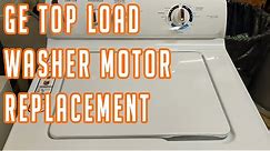 GE Top Load Washer Motor Replacement