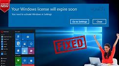 How to fix your windows license will expire soon windows 10