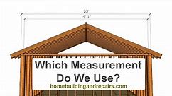 How To Find Building Span Measurements When Using Joist, Beam And Rafter Lumber Sizing Charts
