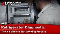 Whirlpool Refrigerator Repair - Ice Maker Not Working Properly - Ice Maker