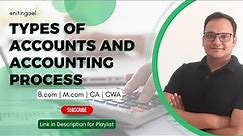 Lesson 3: Types of Accounts and Accounting Process