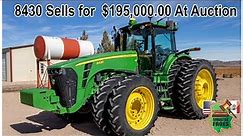 8430 John Deere Tractor Sells at Auction for $195,000 00 in Mexico in Low German January 30 2023