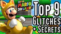 Super Mario 3D Land TOP 9 GLITCHES & Secrets (3DS)