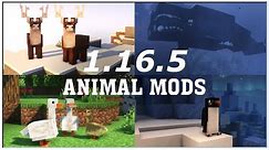 Best 1.16.5 Animal Mods [Forge] - Minecraft Cinematic Showcase