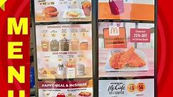McDonalds Menu - Food2Go Delivery