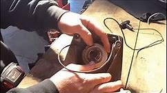 How To replace/re-wind pull starter rope on any small motor, the EASY way