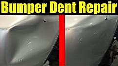 How to Fix a Dent on a Bumper Cover