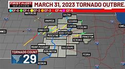 Remembering largest tornado outbreak in QCA history 1 year later